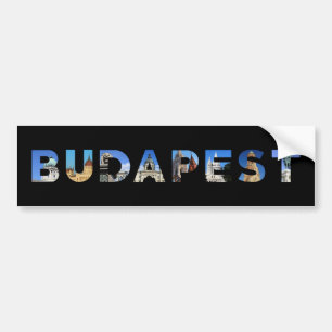 Adesivo Para Carro marco de Hungria da cidade de budapest dentro do