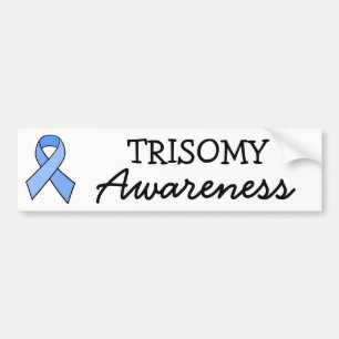 Adesivo Para Carro Março Trisomy Awarness Mês