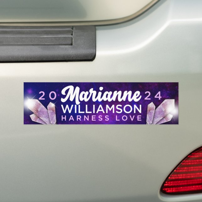 Adesivo Para Carro Marianne Williamson 2024 (No carro)
