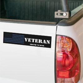 Adesivo Para Carro MARINHO de Sinalizador dos EUA BLUE - Veterano - D