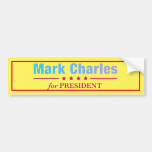 Adesivo Para Carro Mark Charles para Presidente