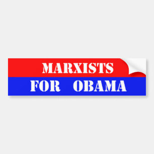 Adesivo Para Carro marxista para obama