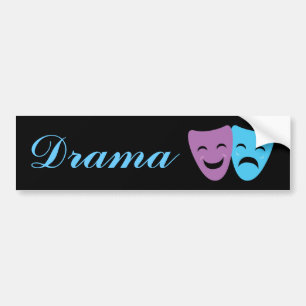 Adesivo Para Carro Máscaras de Drama