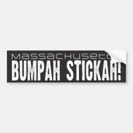 Adesivo Para Carro Massachusetts Bumpah Stickah! Autocolante no vidro