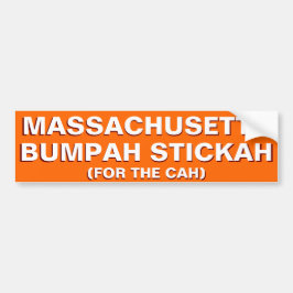 Adesivo Para Carro Massachusetts Bumpah Stickah Funny Bumper Sticker