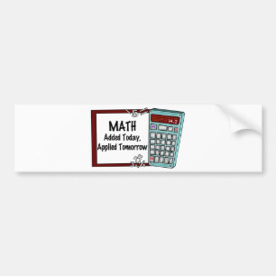 Adesivo Para Carro Matemática: Adicionado hoje, aplicado amanhã