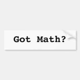 Adesivo Para Carro Matemática obtida?