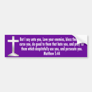 Adesivo Para Carro Matthew 5 44