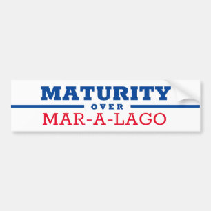 Adesivo Para Carro Maturação sobre Mar-a-Lago Bumper Sticker