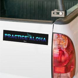 Adesivo Para Carro Maui Practice Aloha HIPacific Shaka (Percorrer sol
