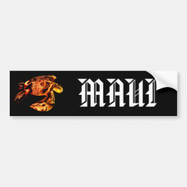 Adesivo Para Carro MAUI - Tribal Honu Lava