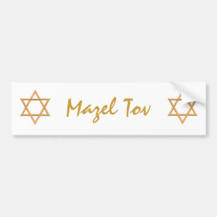 Adesivo Para Carro Mazel Tov/Star de David