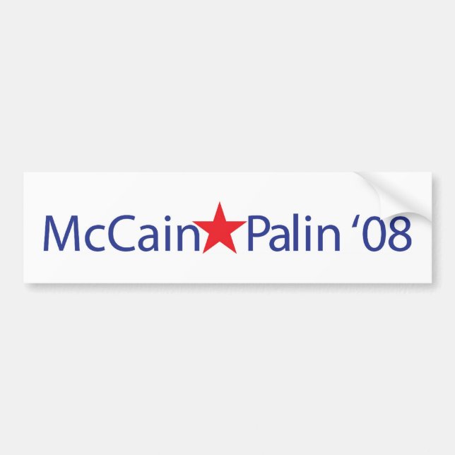 ADESIVO PARA CARRO MCCAIN-PALIN '08 (Frente)