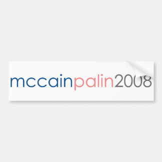 Adesivo Para Carro McCain Palin 2008