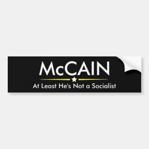 Adesivo Para Carro McCain para o presidente autocolante no vidro