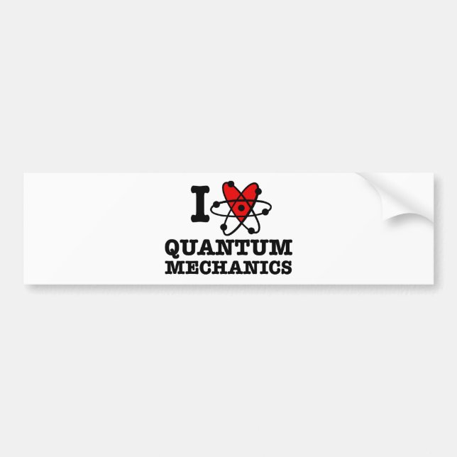 Adesivo Para Carro Mecânica Quântica (Frente)