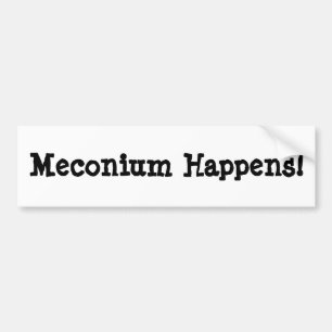 Adesivo Para Carro Meconium acontece!