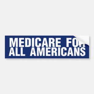Adesivo Para Carro Medicare para todos os americanos
