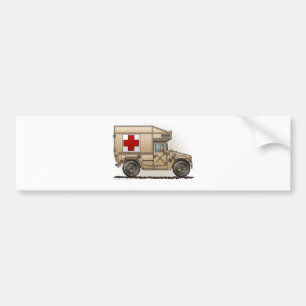 Adesivo Para Carro Médico militar de Hummer da ambulância