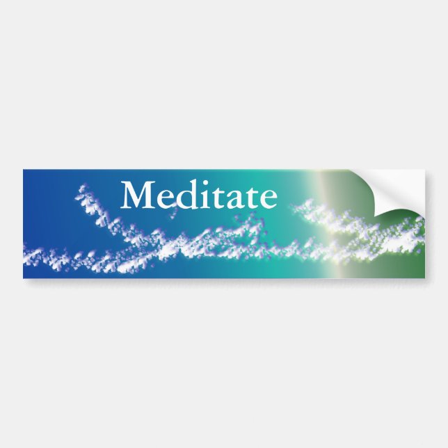 Adesivo Para Carro Meditate (Frente)