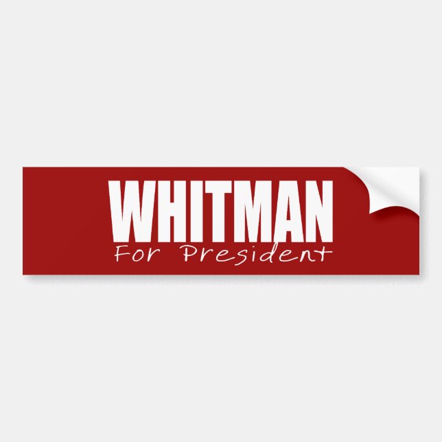 ADESIVO PARA CARRO MEG WHITMAN (Frente)