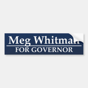 Adesivo Para Carro Meg Whitman para o governador