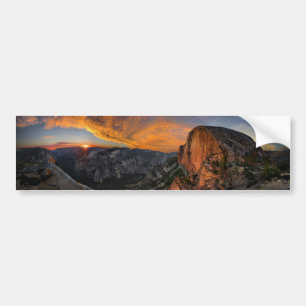 Adesivo Para Carro Meio por do sol da abóbada - Yosemite
