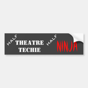 Adesivo Para Carro Meio techie, meio ninja