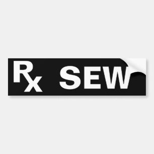 Adesivo Para Carro MELHOR PREScrição - RX SEW - Crio