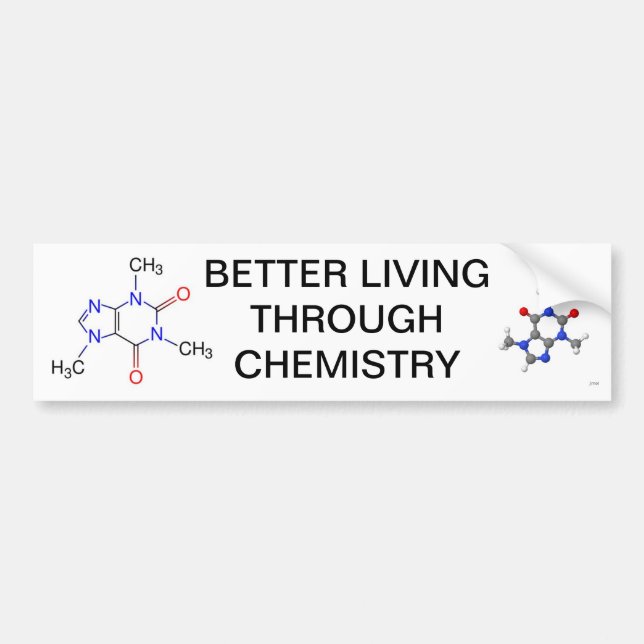 ADESIVO PARA CARRO MELHOR VIDA COM A QUÍMICA (Frente)