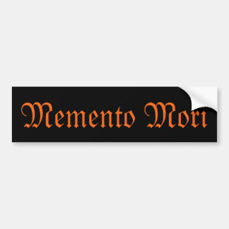 Adesivo Para Carro Memento Mori (Lembrar da Morte)