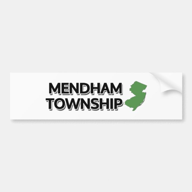 Adesivo Para Carro Mendham Township, Nova Jersey (Frente)
