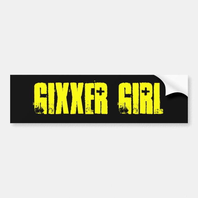 ADESIVO PARA CARRO MENINA DE GIXXER (Frente)
