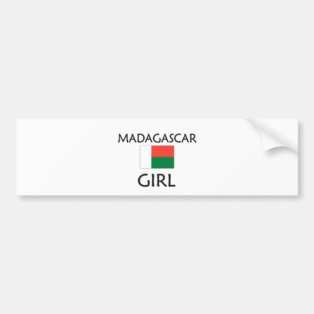 ADESIVO PARA CARRO MENINA DE MADAGASCAR (Frente)