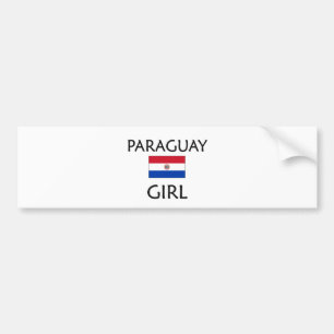 ADESIVO PARA CARRO MENINA DE PARAGUAI