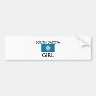 ADESIVO PARA CARRO MENINA DE SOUTH DAKOTA