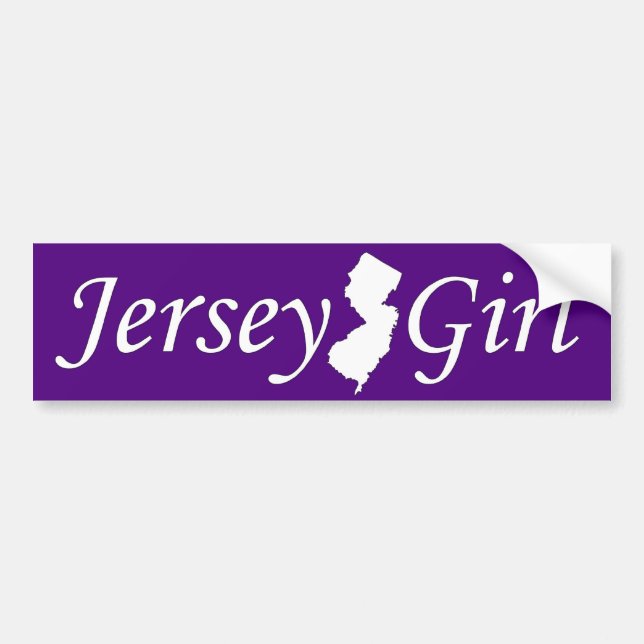 Adesivo Para Carro Menina do jérsei (Frente)