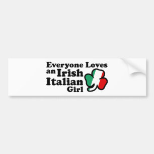 Adesivo Para Carro Menina italiana irlandesa