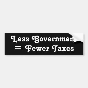 Adesivo Para Carro Menos Governo = Menos Impostos