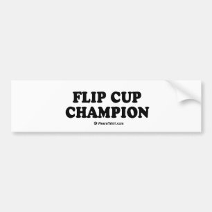 Adesivo Para Carro Mensagem Tee - "campeão de Sacudir"