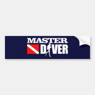 Adesivo Para Carro Mergulhador mestre 2
