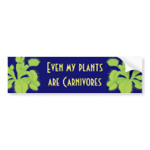 Mesmo minhas plantas são carnívoros