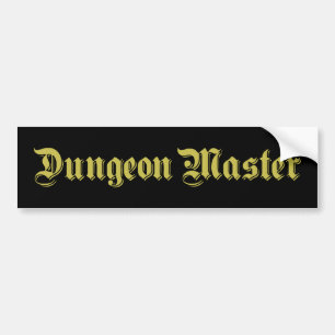 Adesivo Para Carro Mestre do Dungeon