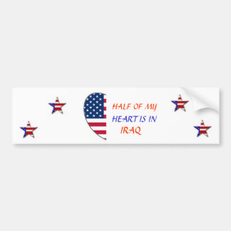 ADESIVO PARA CARRO METADE DO CORAÇÃO DA TA, PÁRA-CHOQUE MAIS DOENTE