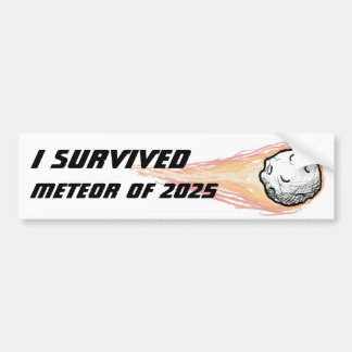 Adesivo Para Carro Meteor 2025 bumper sticker