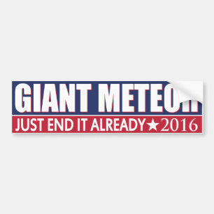 ADESIVO PARA CARRO METEORO GIGANTE PARA O PRESIDENTE 2016