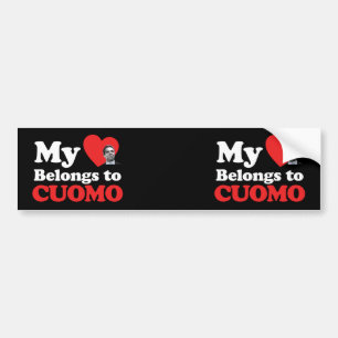 Adesivo Para Carro Meu Coração Pertence a Cuomo