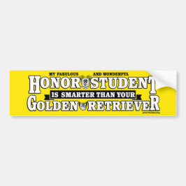 Adesivo Para Carro Meu Fabuloso e Maravilhoso aluno de Honra é Mais I