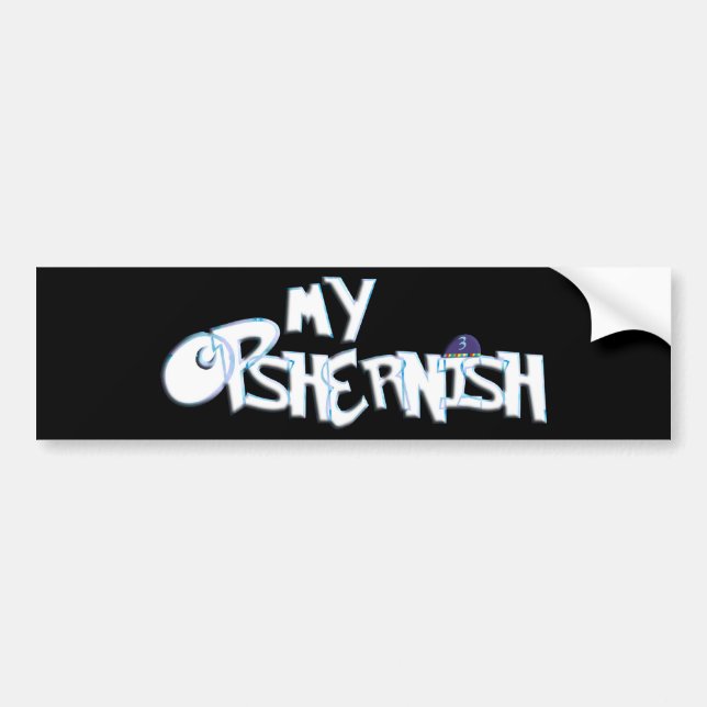 Adesivo Para Carro Meu oshernish (Frente)