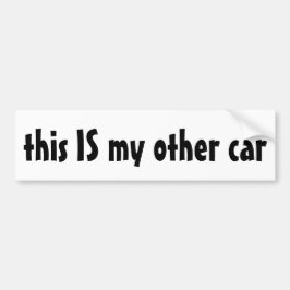 Adesivo Para Carro Meu outro autocolante no vidro traseiro do carro